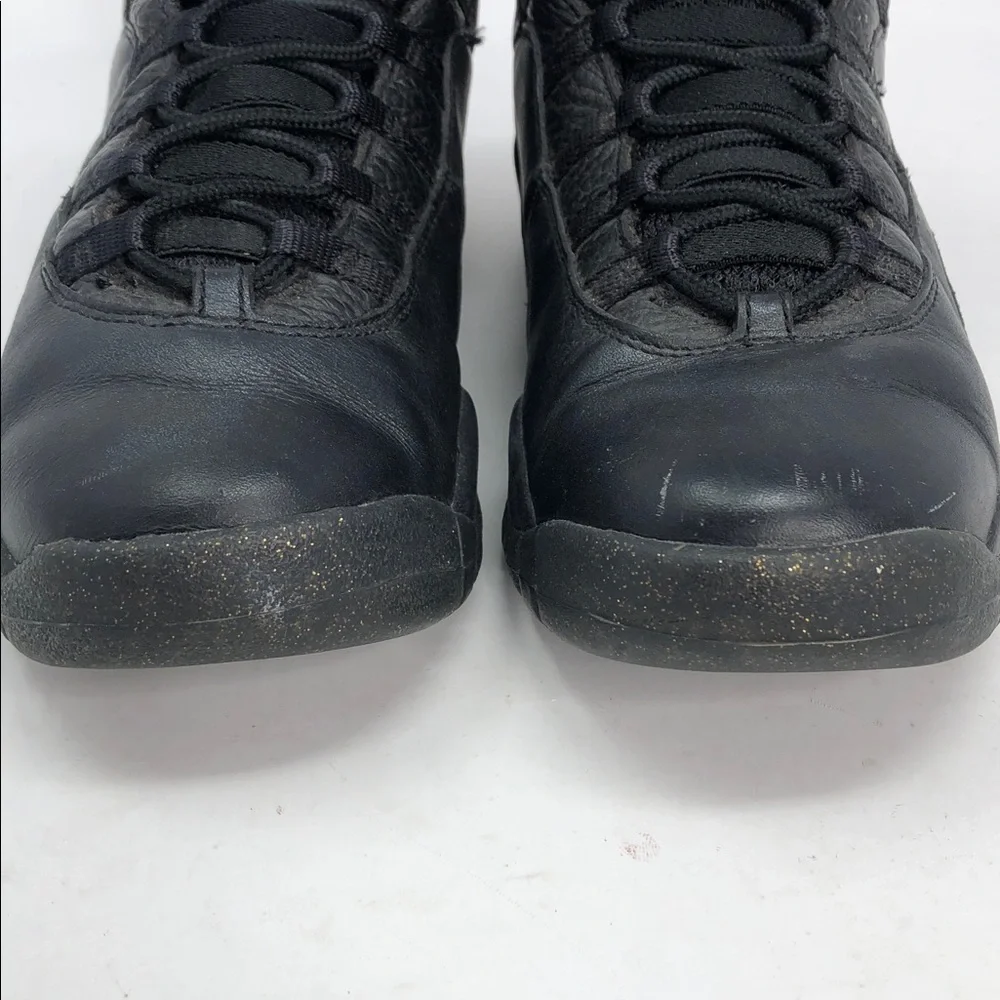 Air Jordan 10 Retro NYC Black Gold (GS) 310806-012 Youth Sneakers - Size 6.5Y